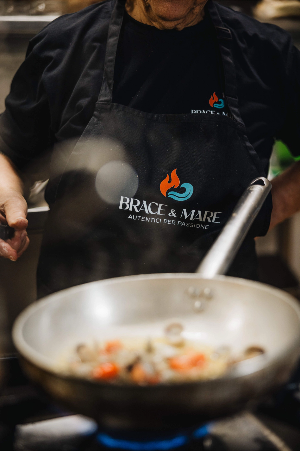 Sala del ristorante Brace & Mare